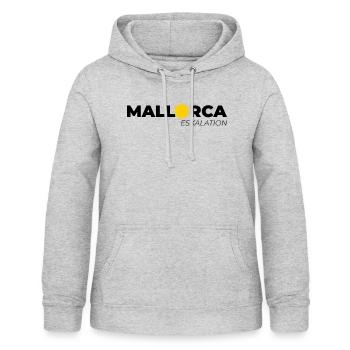 Mallorca Eskalation - Frauen Hoodie - Hellgrau meliert - Vorne - AI Model Female 172 light (172cm)