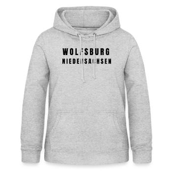 Wolfsburg Lower Saxony - Women's Hoodie - light heather grey - Front - AI Model Female 172 light (172cm)