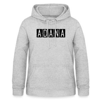 Adana Airport Sign - Women's Hoodie - light heather grey - Front - AI Model Female 172 light (172cm)