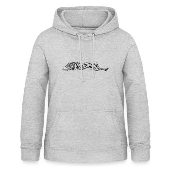 Greyhound - Women's Hoodie - light heather grey - Front - AI Model Female 172 light (172cm)