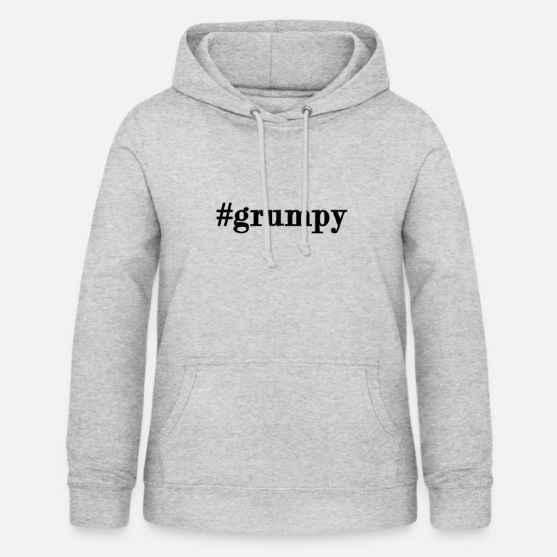 #grumpy - Women's Hoodie - light heather grey