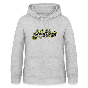 Malle 2024 Palme Mallorca - Frauen Hoodie - Hellgrau meliert - Vorne - AI Model Female 172 light (172cm)