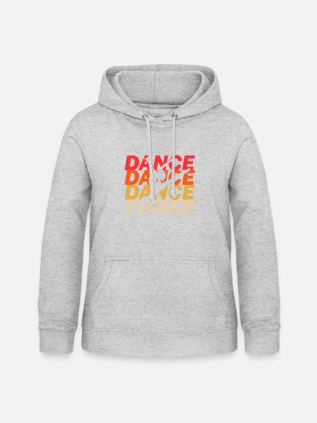 Tänzerin Ballett - Frauen Hoodie - Hellgrau meliert