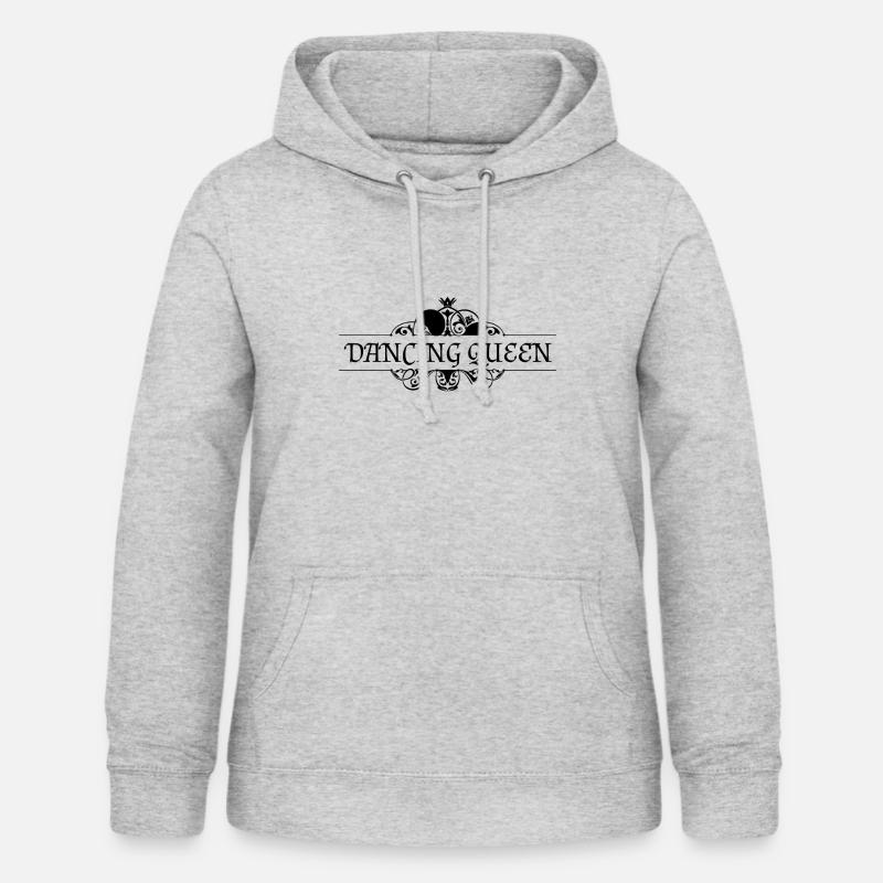 Dancing Queen Dancing Queen - Sweat à capuche Femme - gris clair chiné