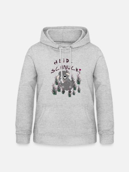 Heidschnucki - Frauen Hoodie - Hellgrau meliert