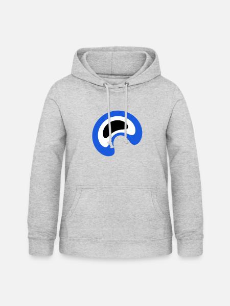 INTER (SAMBA Herrari) - Frauen Hoodie - Hellgrau meliert