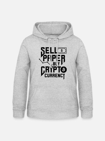 Cryptowährung Crypto Trader Kryptowährung Krypto - Frauen Hoodie - Hellgrau meliert