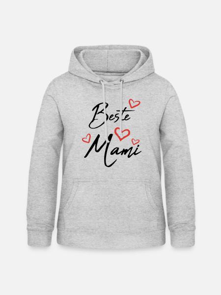 Beste Mami - Frauen Hoodie - Hellgrau meliert