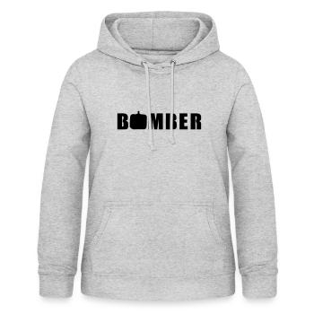Pyro Bomber - Women's Hoodie - light heather grey - Front - AI Model Female 172 light (172cm)
