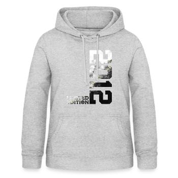 14. GEBURTSTAG 14 JAHRE LIMITED EDITION 2012 - Frauen Hoodie - Hellgrau meliert - Vorne - AI Model Female 172 light (172cm)