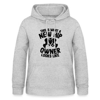 New Hip Owner Hip Replacement Surgery Recovery - Women's Hoodie - light heather grey - Front - AI Model Female 172 light (172cm)