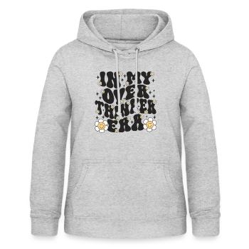 In My Overthinker Era Overthink - Frauen Hoodie - Hellgrau meliert - Vorne - AI Model Female 172 light (172cm)