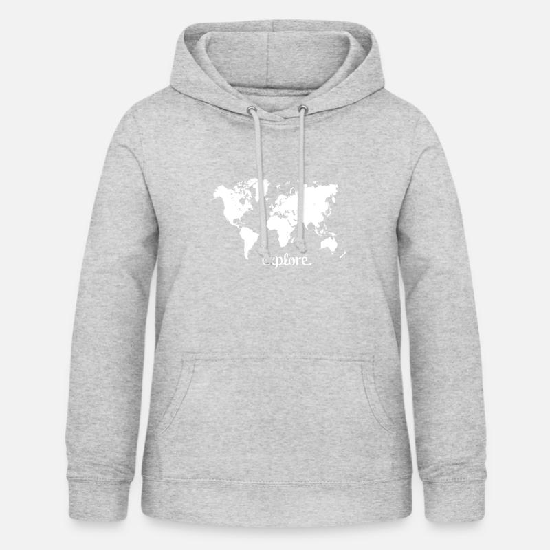 explore. - Women's Hoodie - light heather grey
