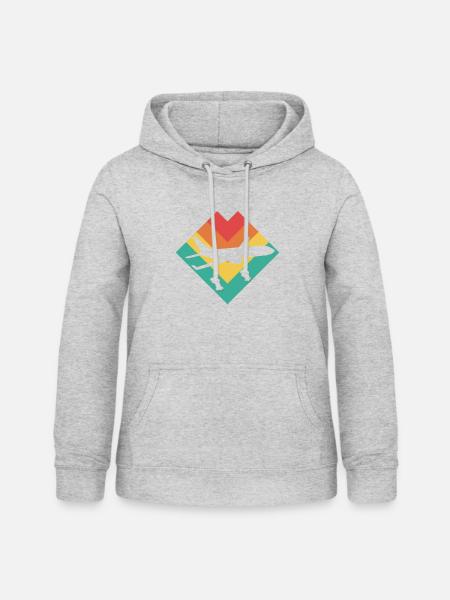 Flughafen - Frauen Hoodie - Hellgrau meliert