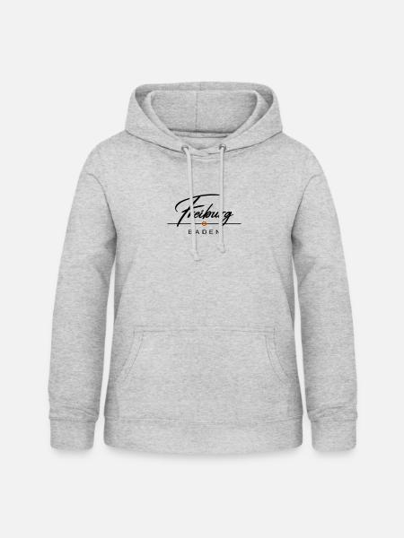 Freiburg - Frauen Hoodie - Hellgrau meliert