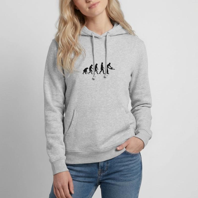 Baumfäller chainsaw evolution chainsaw Women's Hoodie