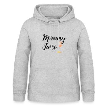 Lustig Spruch Wein Muttertag Geschenkidee Shirt - Frauen Hoodie - Hellgrau meliert - Vorne - AI Model Female 172 light (172cm)