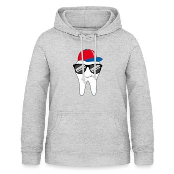 Funny Dental Dentist Helper Gift - Women's Hoodie - light heather grey - Front - AI Model Female 172 light (172cm)