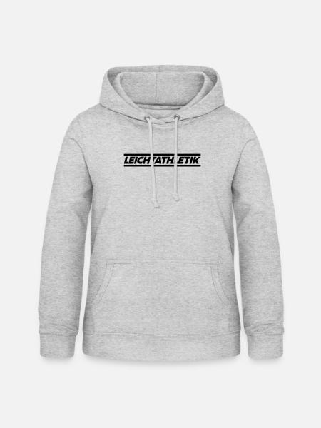 Leichtathletik - Frauen Hoodie - Hellgrau meliert