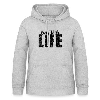 Lab Tech Life Loves Science Laboratory Technician - Frauen Hoodie - Hellgrau meliert - Vorne - AI Model Female 172 light (172cm)