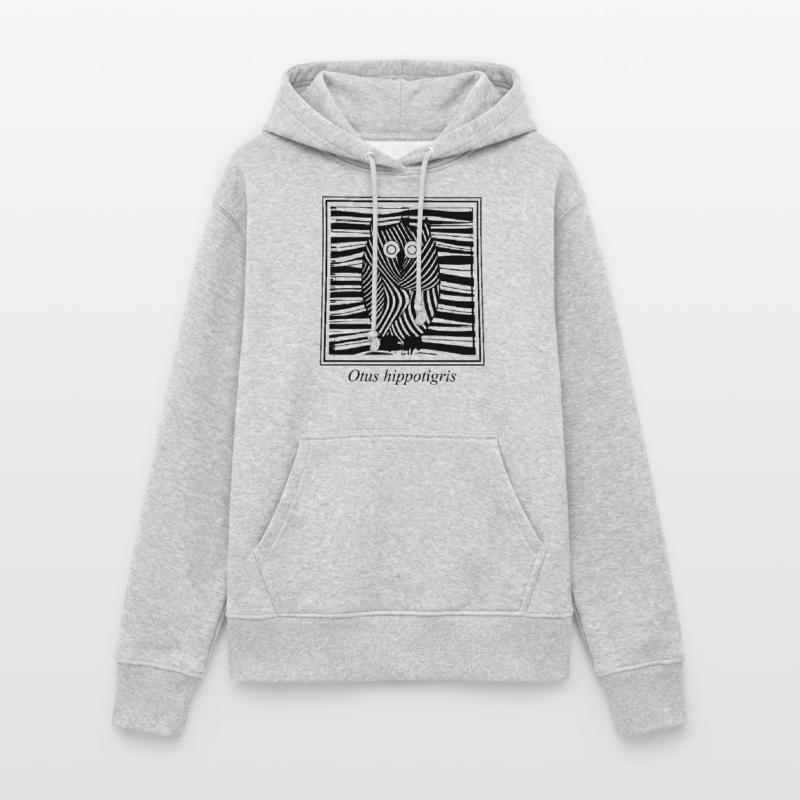 Eule oder Uhu im afrikanischen Zebra-Design Frauen Hoodie