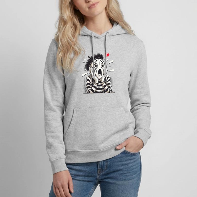 Dramatischer Pantomime – Liebe oder Verzweiflung? Frauen Hoodie