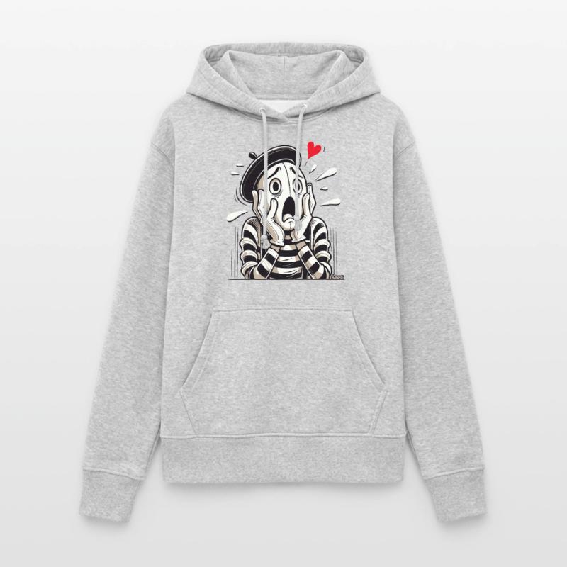Dramatischer Pantomime – Liebe oder Verzweiflung? Frauen Hoodie