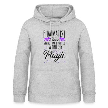 Pharmacy Tech Technician - Frauen Hoodie - Hellgrau meliert - Vorne - AI Model Female 172 light (172cm)