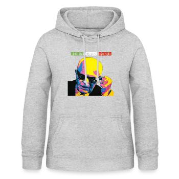 PERTINI POPART - Wish You Were Here - Women's Hoodie - light heather grey - Front - AI Model Female 172 light (172cm)