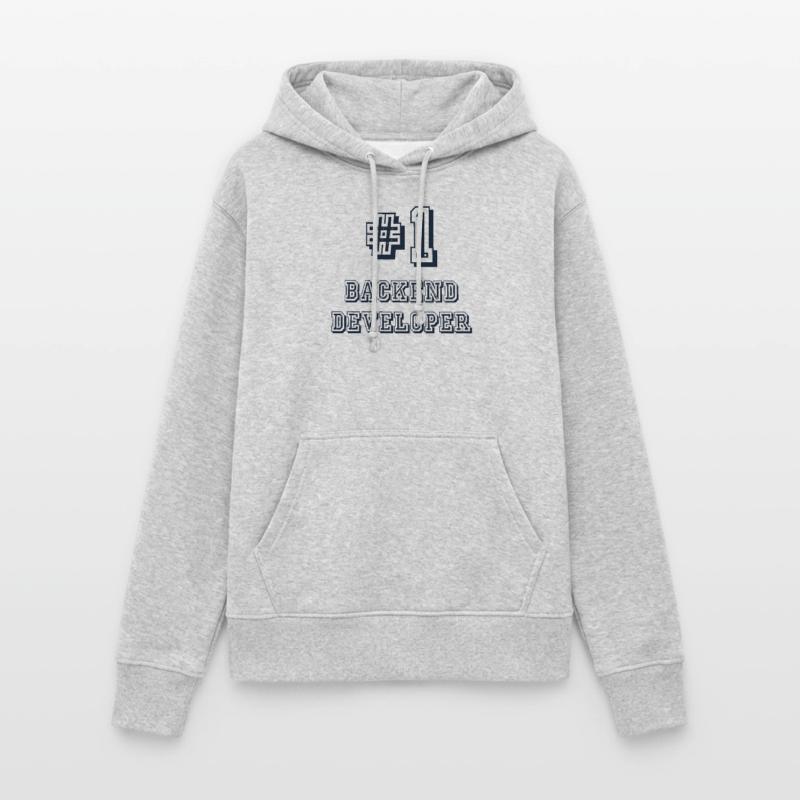 #1 Backend Developer Coder Programmer Sweat à capuche Femme