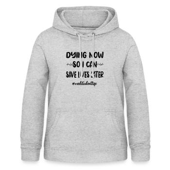 Medical Student Future Doctor Medical Studies - Women's Hoodie - light heather grey - Front - AI Model Female 172 light (172cm)