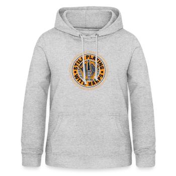 Still Playing With Harps Concert Harp Harp - Women's Hoodie - light heather grey - Front - AI Model Female 172 light (172cm)