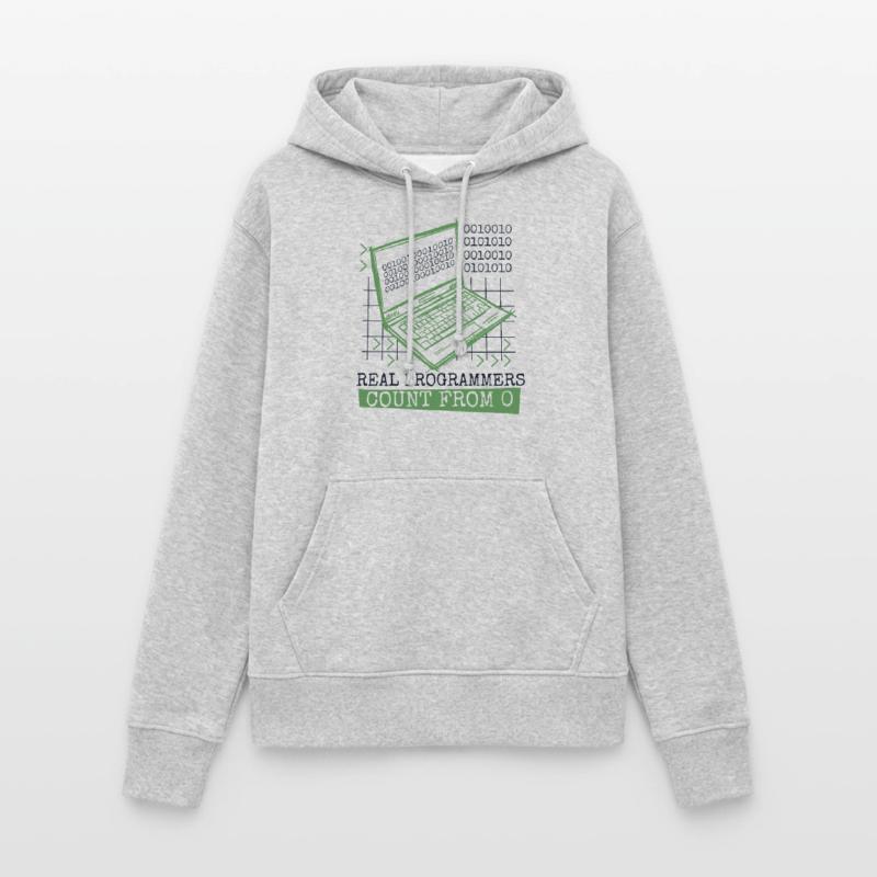 Real Programmers Count From 0 Developer Coder Frauen Hoodie