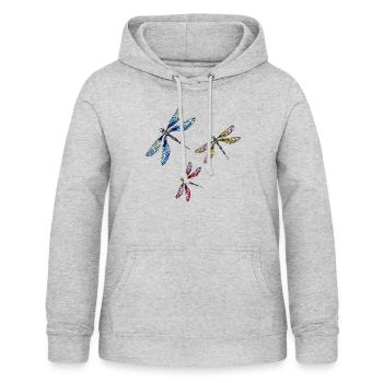 Wichtig - Frauen Hoodie - Hellgrau meliert - Vorne - AI Model Female 172 light (172cm)