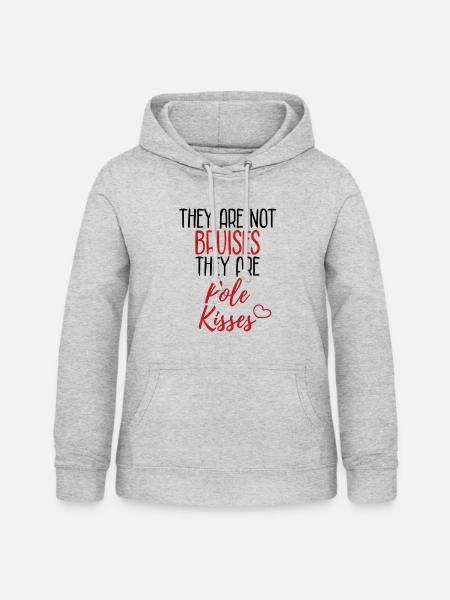 Pole Dance - Frauen Hoodie - Hellgrau meliert