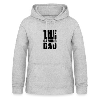 The Gaming Dad - Women's Hoodie - light heather grey - Front - AI Model Female 172 light (172cm)