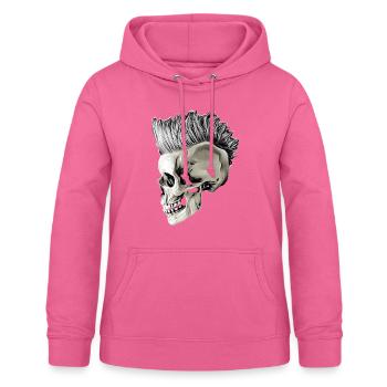 Punk's not dead - Women's Hoodie - pink - Front - AI Model Female 172 light (172cm)