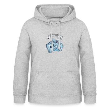 Navy seal - Frauen Hoodie - Hellgrau meliert - Vorne - AI Model Female 172 light (172cm)