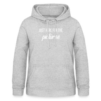Quote - Photographer - Photographer T-Shirt - Photographer - Women's Hoodie - light heather grey - Front - AI Model Female 172 light (172cm)