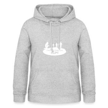 Geschenk Joggen Laufen Lustiger Spruch Marathon - Frauen Hoodie - Hellgrau meliert - Vorne - AI Model Female 172 light (172cm)