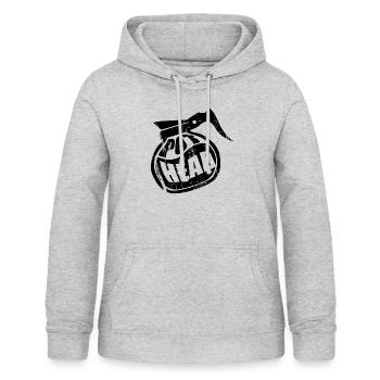 Pot Head - Coffee Pot for Coffee Lovers - Women's Hoodie - light heather grey - Front - AI Model Female 172 light (172cm)