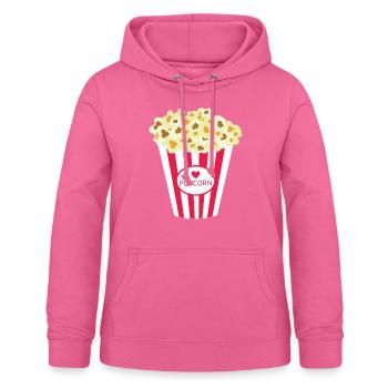 Popcorn - Women's Hoodie - pink - Front - AI Model Female 172 light (172cm)