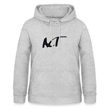 Act - action - action - Women's Hoodie - light heather grey - Front - AI Model Female 172 light (172cm)