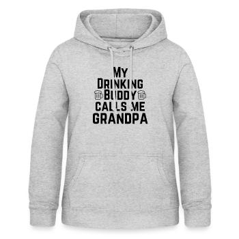 Urkomische Bier Ale Malz Alkoholische Getränke - Frauen Hoodie - Hellgrau meliert - Vorne - AI Model Female 172 light (172cm)