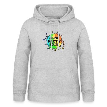 Slime Rainbow Magic Drop Splash - Sweat à capuche Femme - gris clair chiné - Devant - AI Model Female 172 light (172cm)