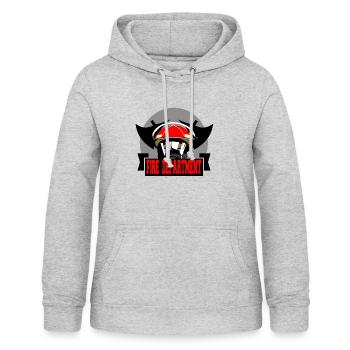 Firefighter's helmet - Women's Hoodie - light heather grey - Front - AI Model Female 172 light (172cm)