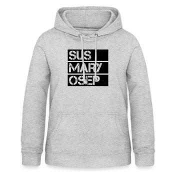Hilarious SUS MARY OSEP Exasperated Frustrated - Women's Hoodie - light heather grey - Front - AI Model Female 172 light (172cm)