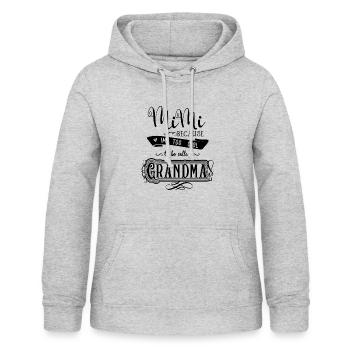 Hilarious Sarcastic Nanas Mockery Statements - Women's Hoodie - light heather grey - Front - AI Model Female 172 light (172cm)