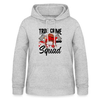 True Crime - Women's Hoodie - light heather grey - Front - AI Model Female 172 light (172cm)