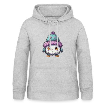 Winter Eskimo Baby Winterlich - Women's Hoodie - light heather grey - Front - AI Model Female 172 light (172cm)